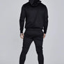 SikSilk - Black Essentials Poly Hoodie